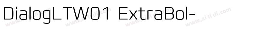 DialogLTW01 ExtraBol字体转换